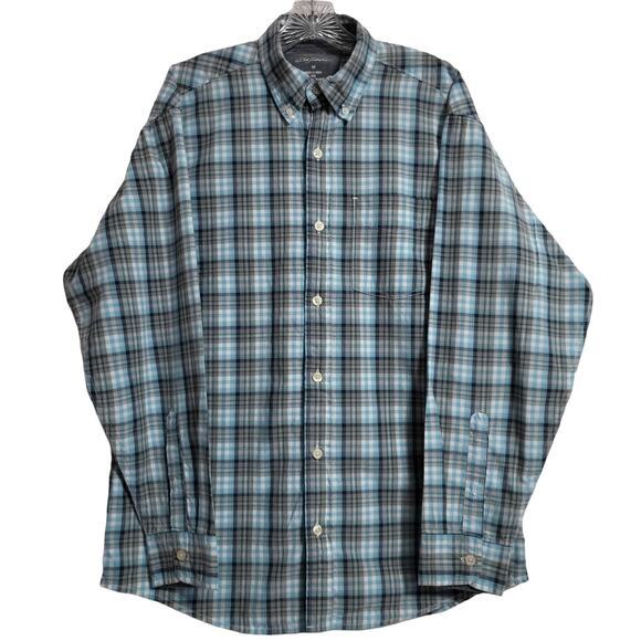 Bob Timberlake Outdoors Shirt Men L Plaid Button Down‎ Long Sleeve Casual - Picture 1 of 7